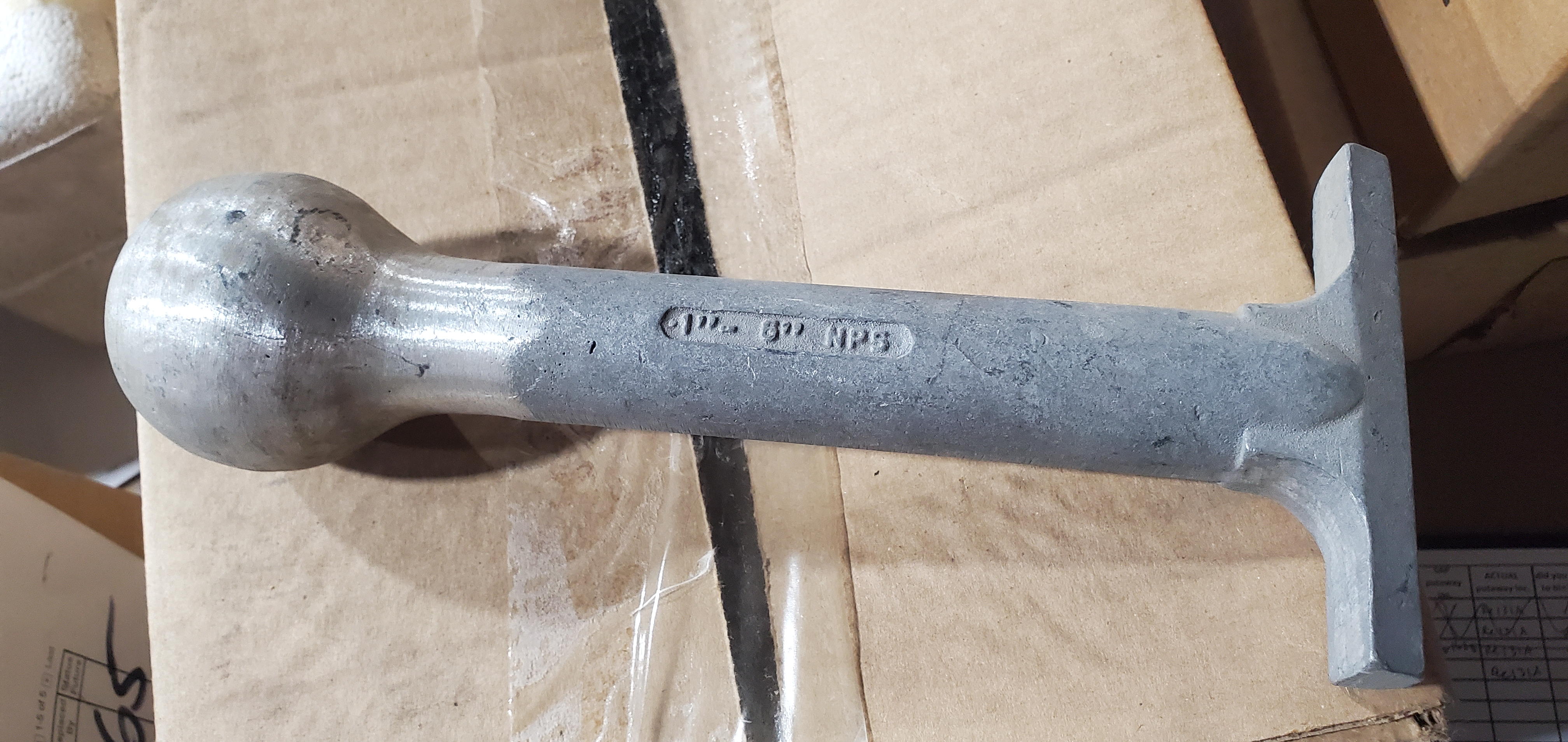 STUD, GROUNDING WELD 3-1/2IN AL TBG